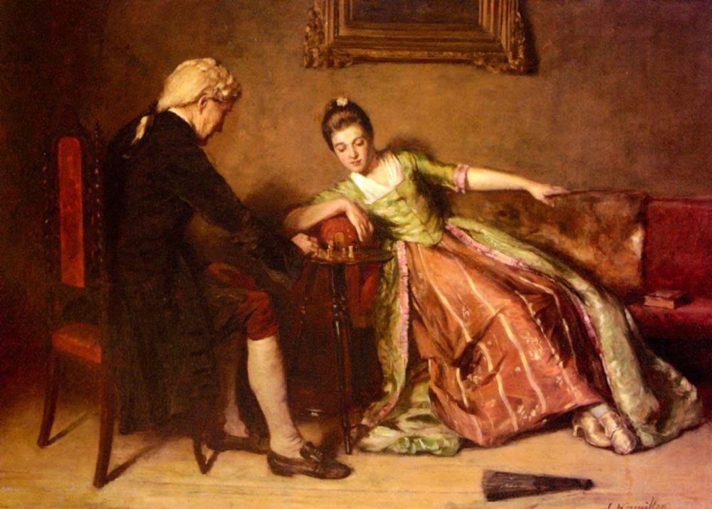 A Game Of Chess by James Hamilton, 1790